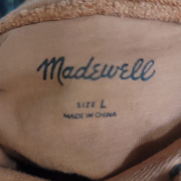Madewell Men's Terracotta Hoodie - Picture 2 of 9